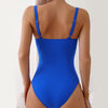 Maillot de bain - élégant et douillet une pièce à décolleté en v pour dames