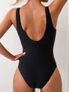 Maillot de bain - élégant une pièce pour femmes avec détails contrastants