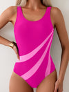 Maillot de bain - élégant une pièce pour femmes avec détails contrastants
