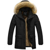 Manteau d'hiver matelassé - parka pour femmes avec capuche et bord en fausse fourrure