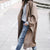 Manteau en laine - élégant long manteau pour femmes