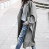 Manteau en laine - élégant long manteau pour femmes