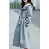 Manteau imperméable pour femmes - long trench tendance