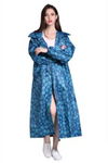 Manteau long imprimé - élégante veste imprimée pour femmes
