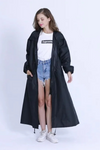Manteau long imprimé - élégante veste imprimée pour femmes