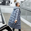 Manteau long matelassé - veste tendance pour femmes