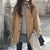 Manteau oversize en mélange de laine - élégance féminine