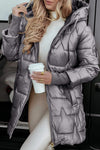 Manteau puffer premium - veste longue isolée pour femmes