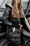 Manteau puffer premium - veste longue isolée pour femmes