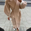 Manteau trench double boutonnage - élégance féminine