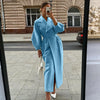 Manteau trench double boutonnage - élégance féminine