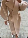 Manteau trench double boutonnage - élégance féminine