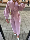 Manteau trench double boutonnage - élégance féminine
