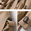 Manteau trench - élégant long manteau pour femmes