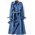 Manteau trench - élégant long manteau pour femmes
