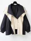 Manteau trench imperméable - veste oversize élégante pour femmes
