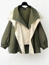 Manteau trench imperméable - veste oversize élégante pour femmes