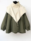 Manteau trench imperméable - veste oversize élégante pour femmes
