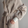 Manteau trench longue - manteau oversize élégant pour femmes
