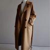 Manteau trench longue - manteau oversize élégant pour femmes