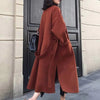 Manteau trench longue - manteau oversize élégant pour femmes