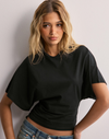 T-shirt relaxé pour femmes en coton doux - haut décontracté pour le quotidien