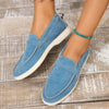 Mocassins à enfiler - chaussures en daim pour femmes élégantes2