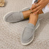 Mocassins à enfiler - chaussures en daim pour femmes élégantes4