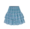 Jupe mini à volants à motifs - été chic et décontracté