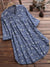 Robe chemise femme imprimé floral à manches longues - style décontracté léger pour tous les jours