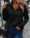 Sweat à capuche zippé pour femmes en rib doux - pull décontracté et stylé pour l’automne et le printemps