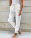 Pantalons en lin - chic et décontractés pour femmes