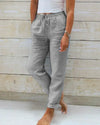 Pantalons en lin - chic et décontractés pour femmes