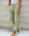 Pantalons en lin - chic et décontractés pour femmes