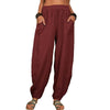 Pantalons en lin - culottes amples et tendance pour femmes