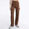 Pantalons évasés taille haute - pantalons tailleur sophistiqués pour femmes