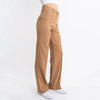 Pantalons évasés taille haute - pantalons tailleur sophistiqués pour femmes