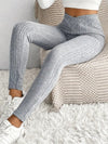 Pantalons skinny à côtes - leggings élégants pour femmes