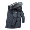 Parka d'hiver - manteau isolé pour femme avec capuche en fausse fourrure