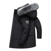 Parka d'hiver - manteau isolé pour femme avec capuche en fausse fourrure