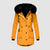 Parka d'hiver pour femmes - manteau tendance avec capuche et fourrure synthétique