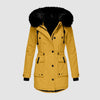 Parka d'hiver pour femmes - manteau tendance avec capuche et fourrure synthétique