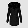Parka d'hiver pour femmes - manteau tendance avec capuche et fourrure synthétique