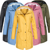 Parka imperméable ladies - manteau long de pluie tendance