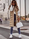 Gilet long matelassé femme – une couche stylée et décontractée