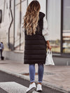 Gilet long matelassé femme – une couche stylée et décontractée