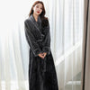 Peignoir en polaire - robe de chambre douce pour dames