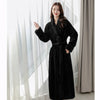 Peignoir en polaire - robe de chambre douce pour dames