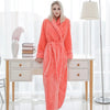 Peignoir en polaire - robe de chambre douce pour dames