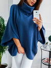 Poncho batwing - pull oversize tendance pour femmes